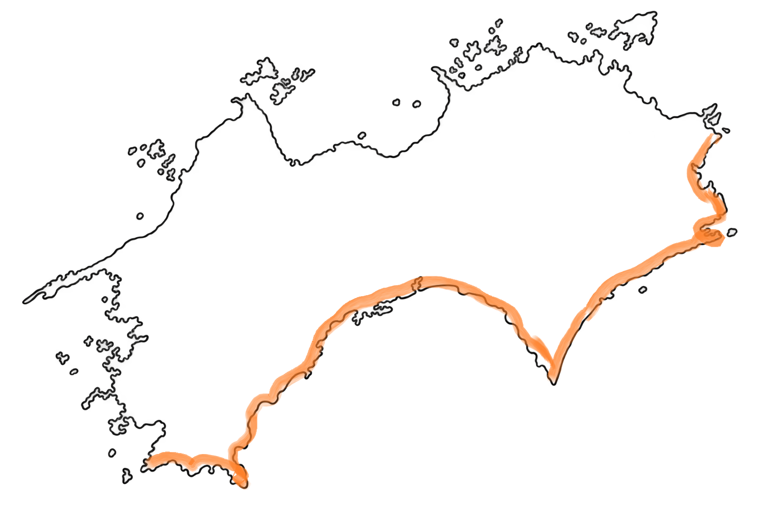 四国地図
